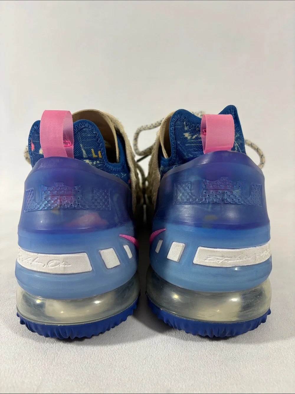 Nike LeBron James 18 Los Angeles By Day GOAT Vision Shoe Women 9 Men 8 **